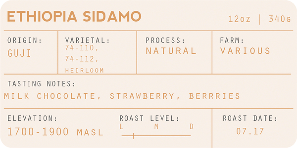 Ethiopia Sidamo