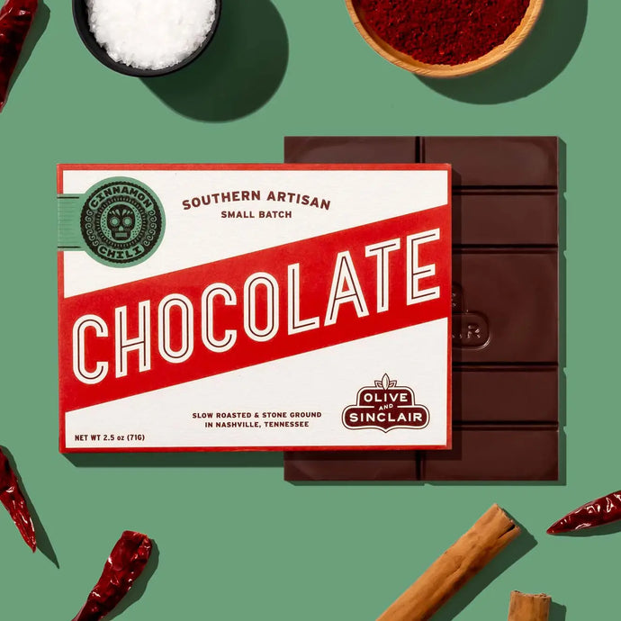 Olive & Sinclair Mexican-Style Cinnamon Chili Chocolate Bar