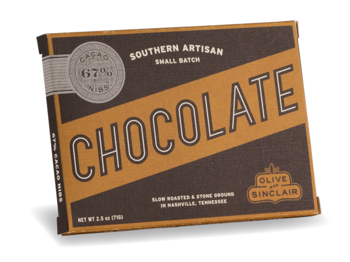 Olive & Sinclair Cocao Nib Chocolate Bar