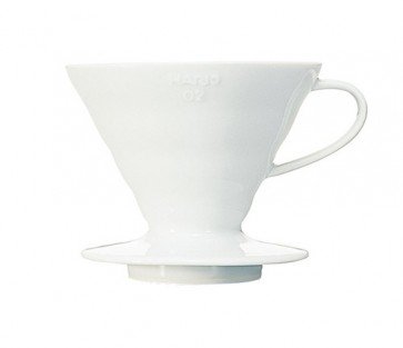 Hario V60 Ceramic Coffee Dripper in White