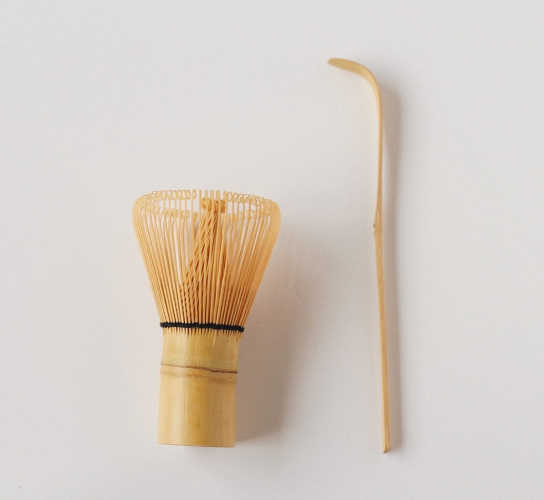 Matcha Bamboo Whisk & Spoon Set – Pipers Tea and Coffee